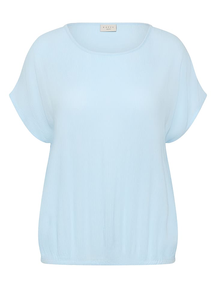 KAFFE curve Bluzka w kolorze błękitnym rozmiar: 48