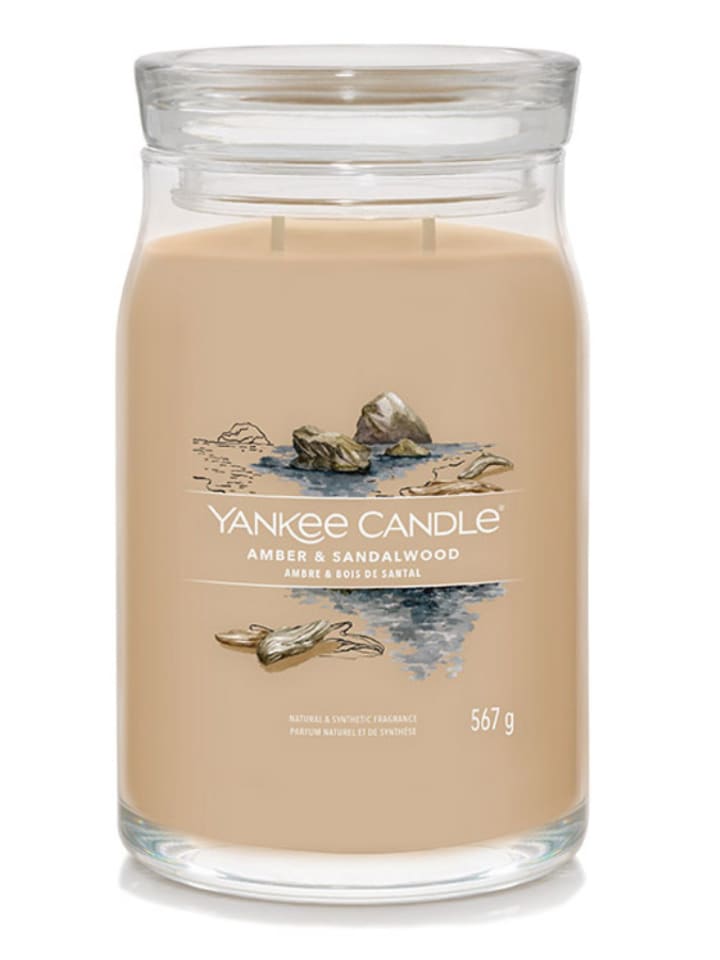 Yankee Candle Świeca zapachowa "Amber & Sandalwood" - 567 g rozmiar: onesize