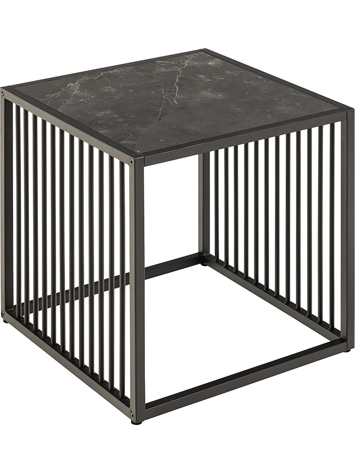 Actona Stolik "Strington" w kolorze czarnym - 40 x 40 x 40 cm rozmiar: onesize