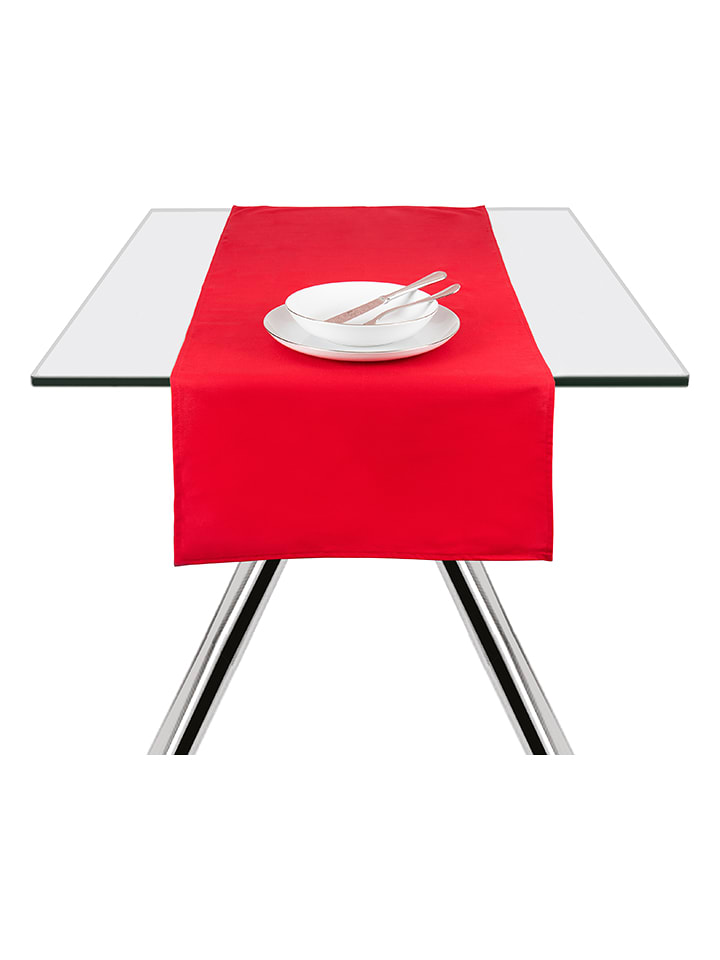 Trendy Kitchen by EXCÉLSA Bieżnik "Panama Color" w kolorze czerwonym rozmiar: 45x140 cm