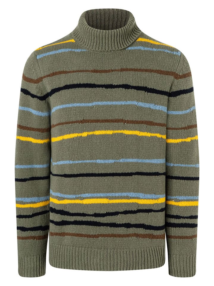 Maerz Muenchen Wełniany golf w kolorze khaki rozmiar: 48