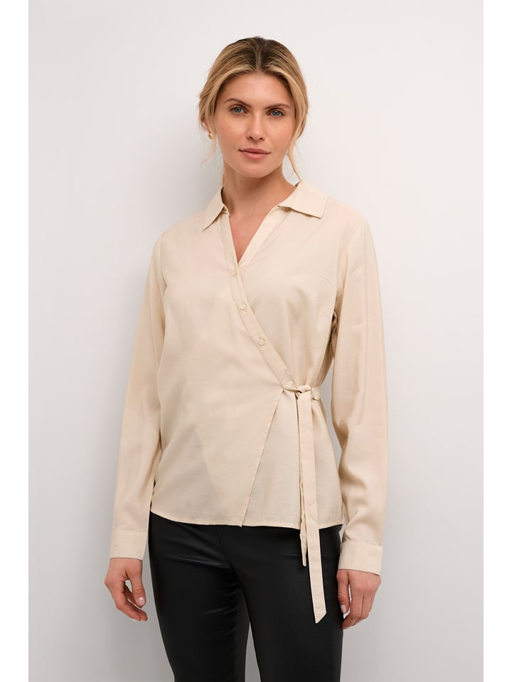 Cream Bluzka "Gabi" w kolorze beżowym rozmiar: 36