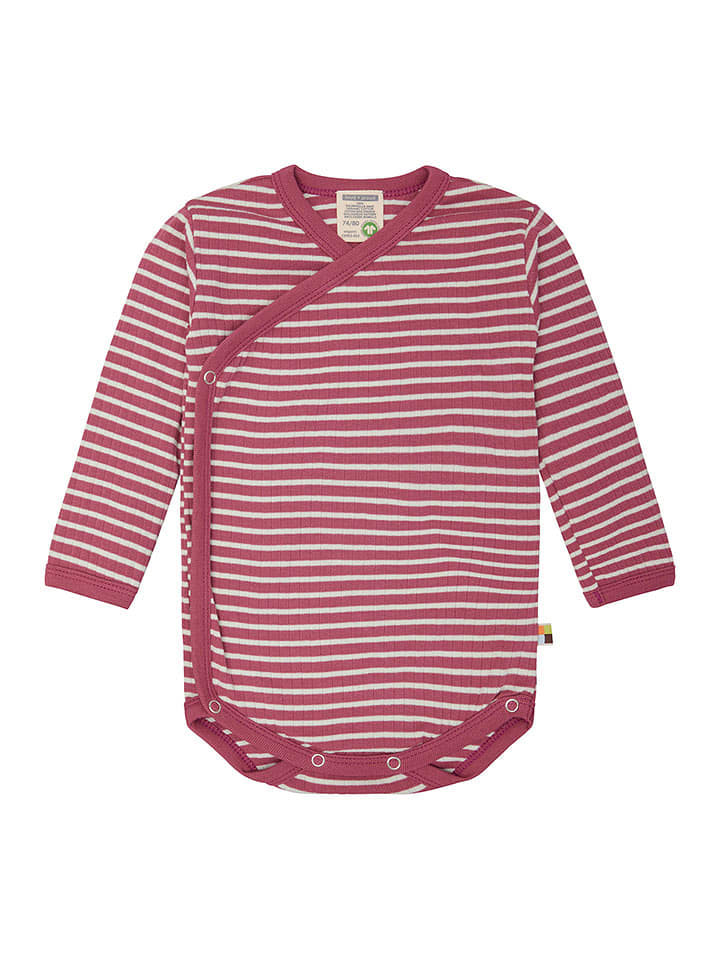 loud + proud Body w kolorze czerwono-białym rozmiar: 74/80