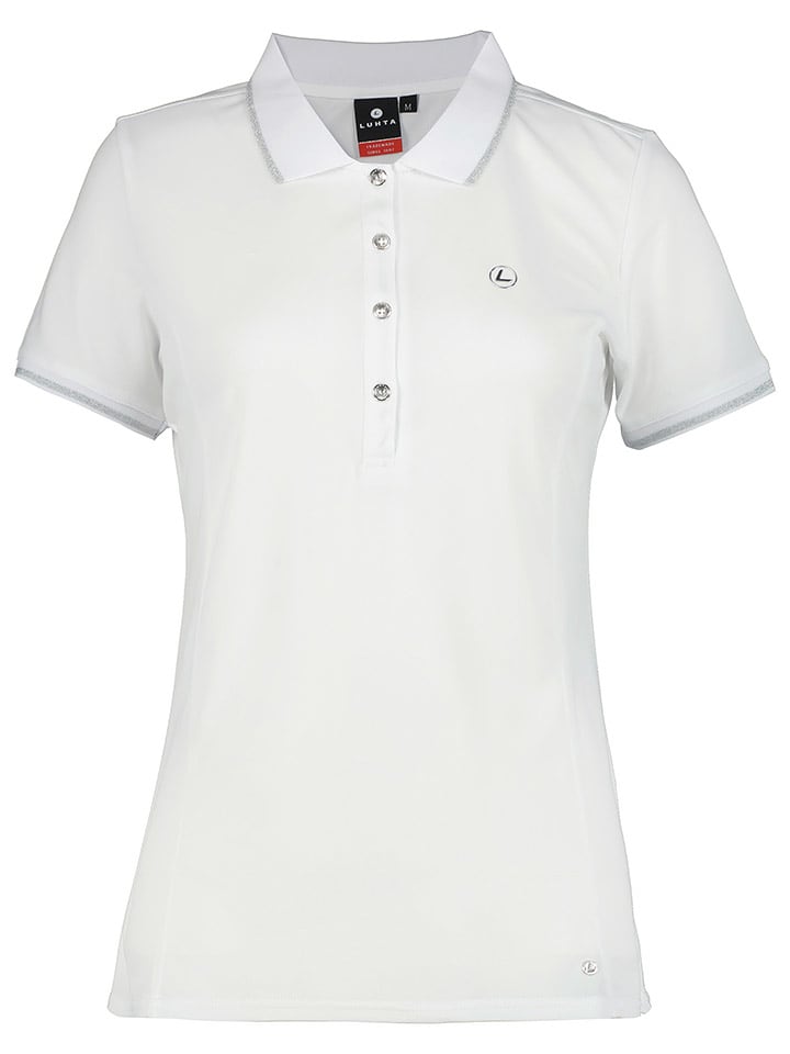 LUHTA Koszulka "Kivimaa" w kolorze białym rozmiar: S