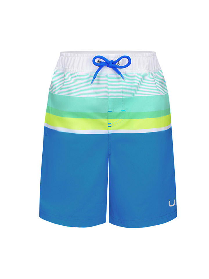 Peek U Szorty kąpielowe "Kasumi" w kolorze niebieskim ze wzorem rozmiar: 104