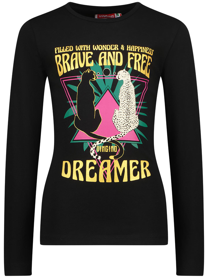 Vingino Koszulka w kolorze czarnym rozmiar: 92