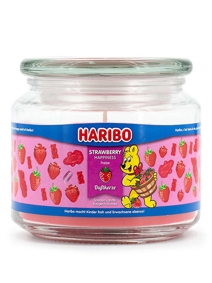 Haribo Świeca zapachowa "Haribo Strawberry Happiness" - 300 g rozmiar: onesize