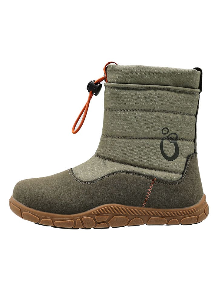 lamino Kozaki zimowe w kolorze khaki do chodzenia na boso rozmiar: 33