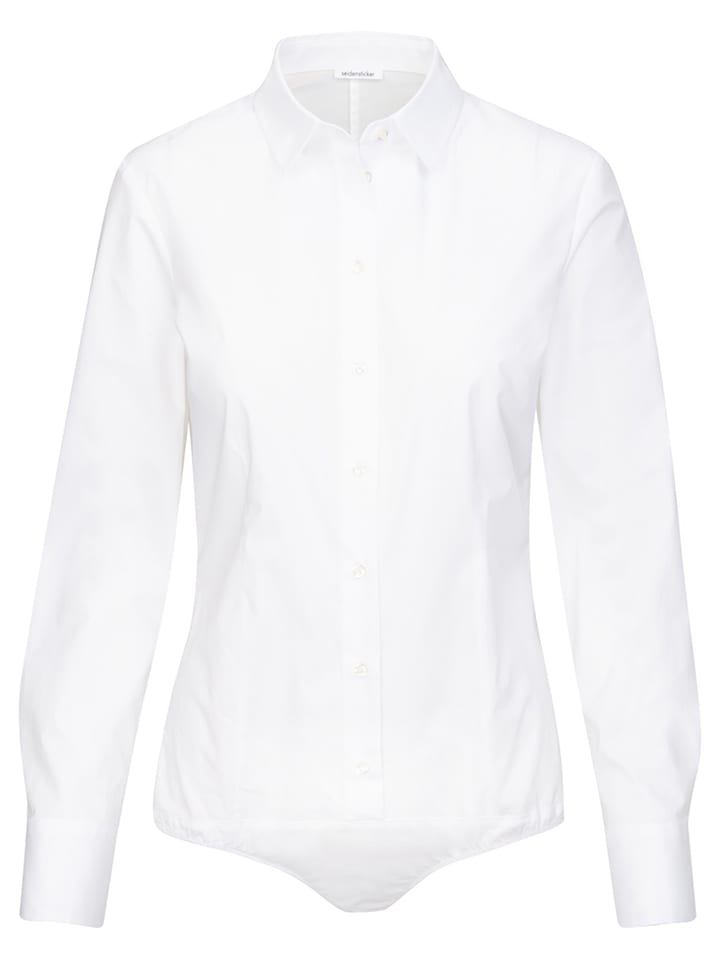 Seidensticker Bluzka-body w kolorze białym rozmiar: 40