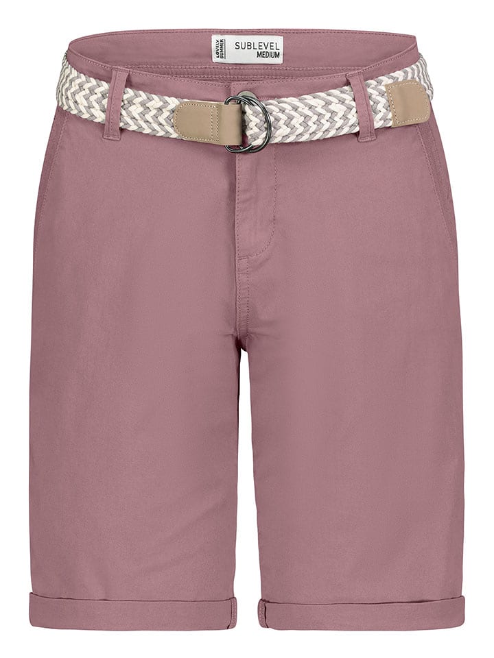 Sublevel Bermudy w kolorze szaroróżowym rozmiar: XL