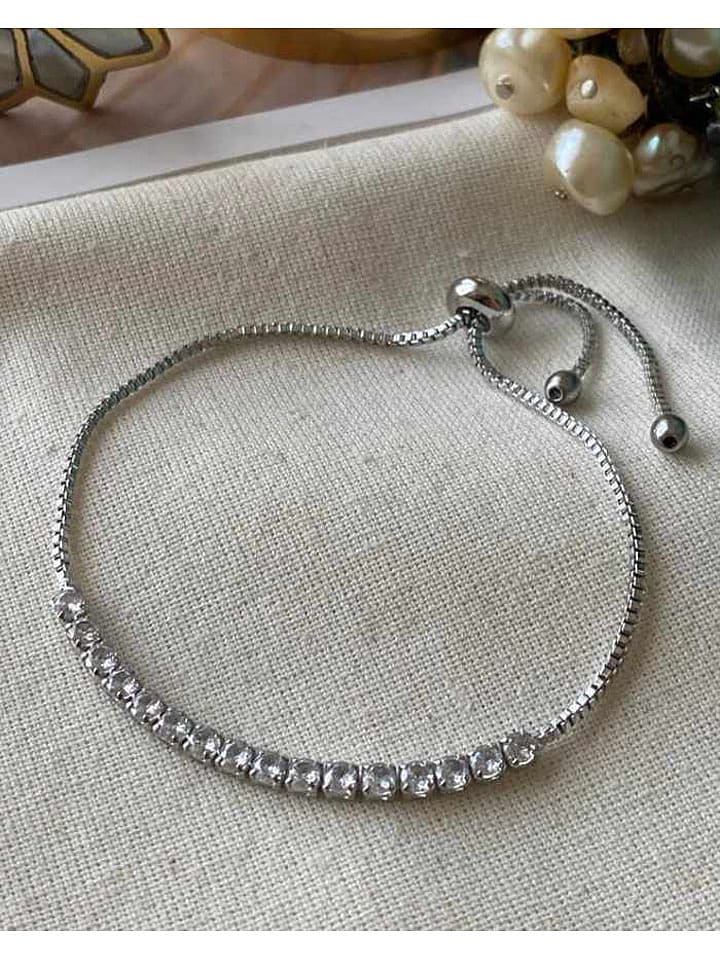 Luseera Pozłacana bransoletka z cyrkoniami rozmiar: onesize