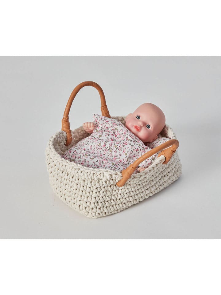 ASTRUP Koszyk w kolorze kremowym dla lalek - 3+ rozmiar: onesize