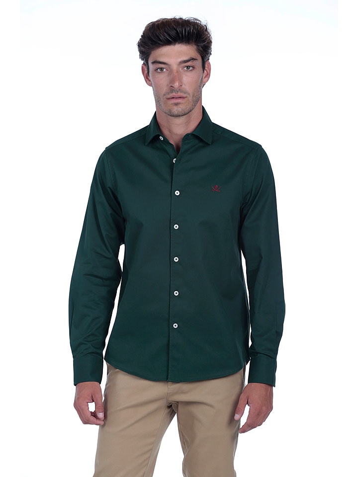 The Time of Bocha Koszula w kolorze ciemnozielonym rozmiar: XL