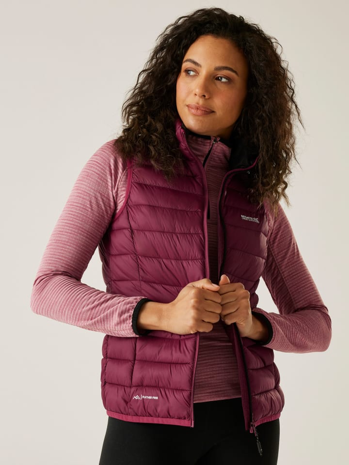 Regatta Kamizelka pikowana "Marizion" w kolorze jagodowym rozmiar: 44