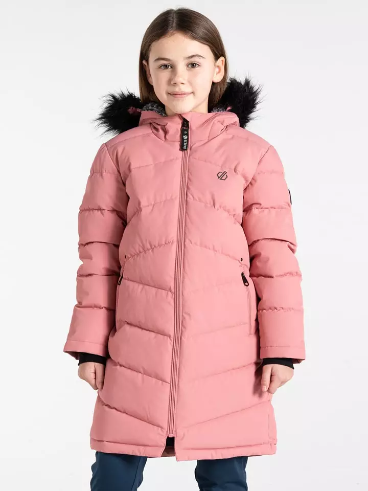 Dare 2b Płaszcz pikowany "Girl Striking III" w kolorze jasnoróżowym rozmiar: 158