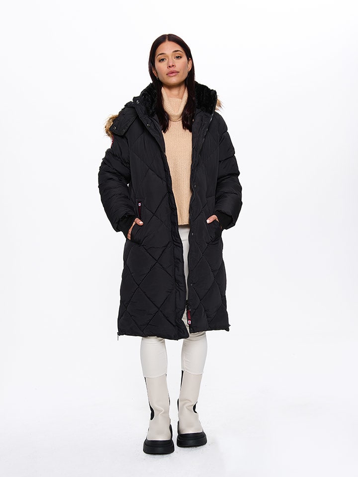 CANADA weather gear Płaszcz zimowy w kolorze czarnym rozmiar: L