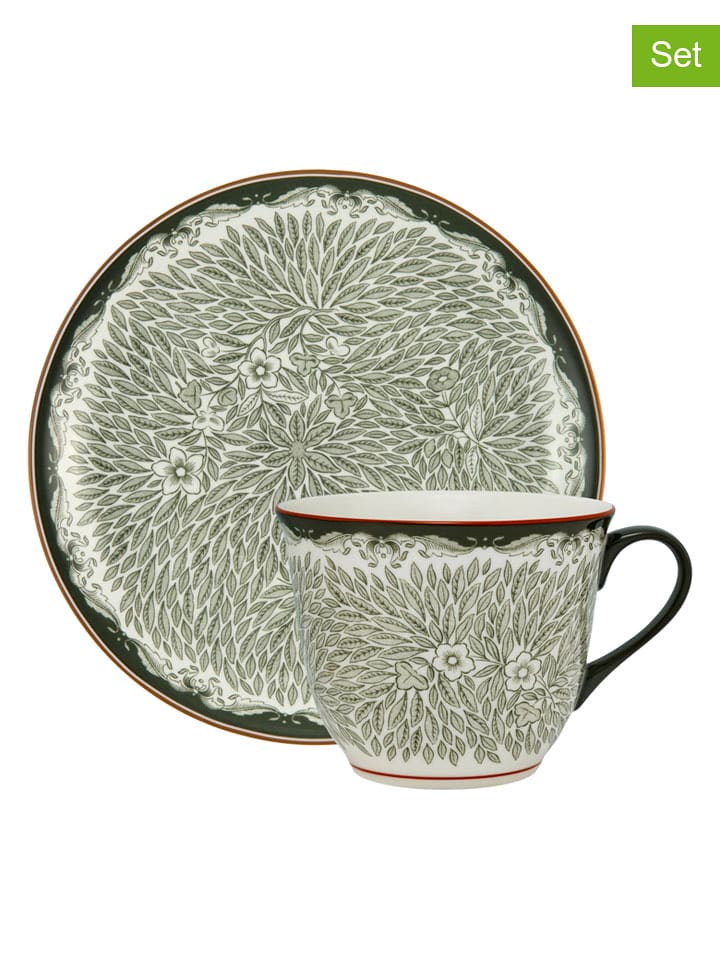 Moomin 2-częściowy zestaw "Ostindia Floris" w kolorze zielonym rozmiar: onesize