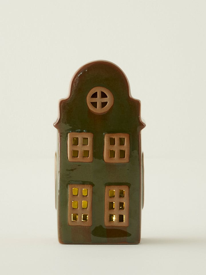 BELLA MAISON Dekoracja LED w kolorze beżowo-zielonym - 8 x 16 x 6 cm rozmiar: onesize