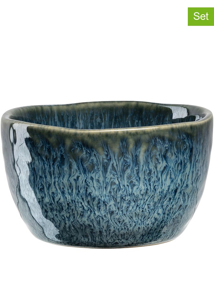 LEONARDO Miski (2 szt.) "Matera" w kolorze niebieskim do dipów - Ø 8 cm rozmiar: onesize