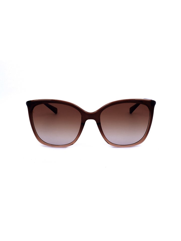 Longchamp Damskie okulary przeciwsłoneczne w kolorze brązowym rozmiar: 56
