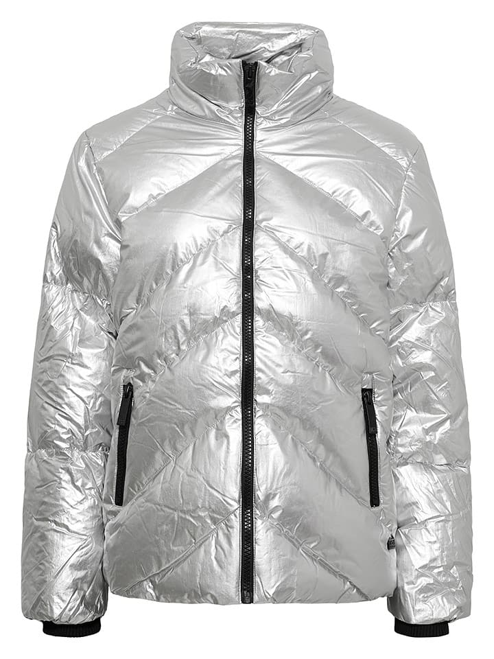 TicketWOMAN Kurtka pikowana "Cala" w kolorze srebrnym rozmiar: 42