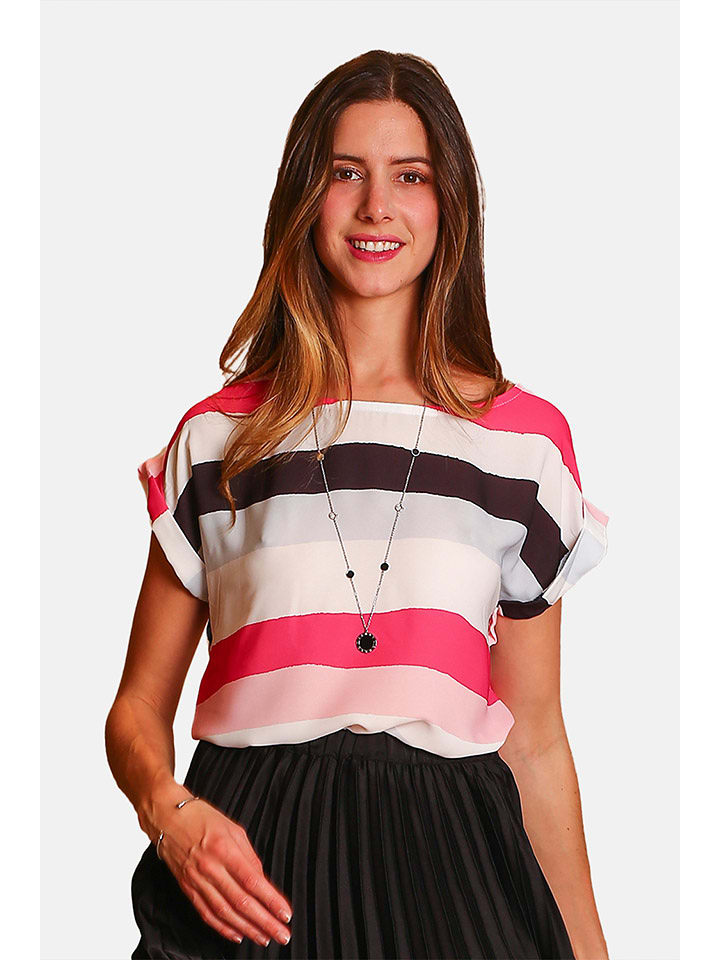 William de Faye Bluzka w kolorze kremowym ze wzorem rozmiar: 40