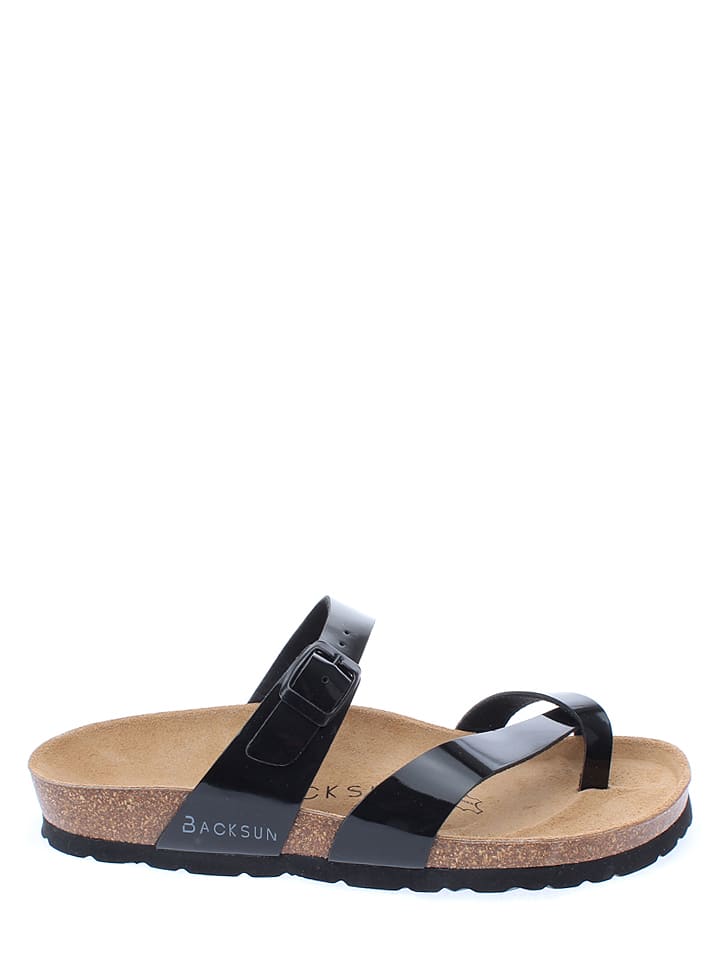 BACKSUN Japonki "Barecelone" w kolorze czarnym rozmiar: 36