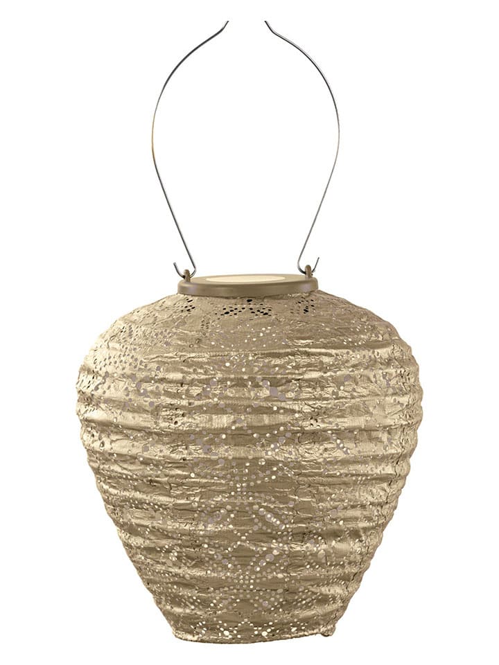 Lumiz Lampion solarny LED "Mandela Balloon" w kolorze złotym - wys. 20 x Ø 20 cm rozmiar: onesize