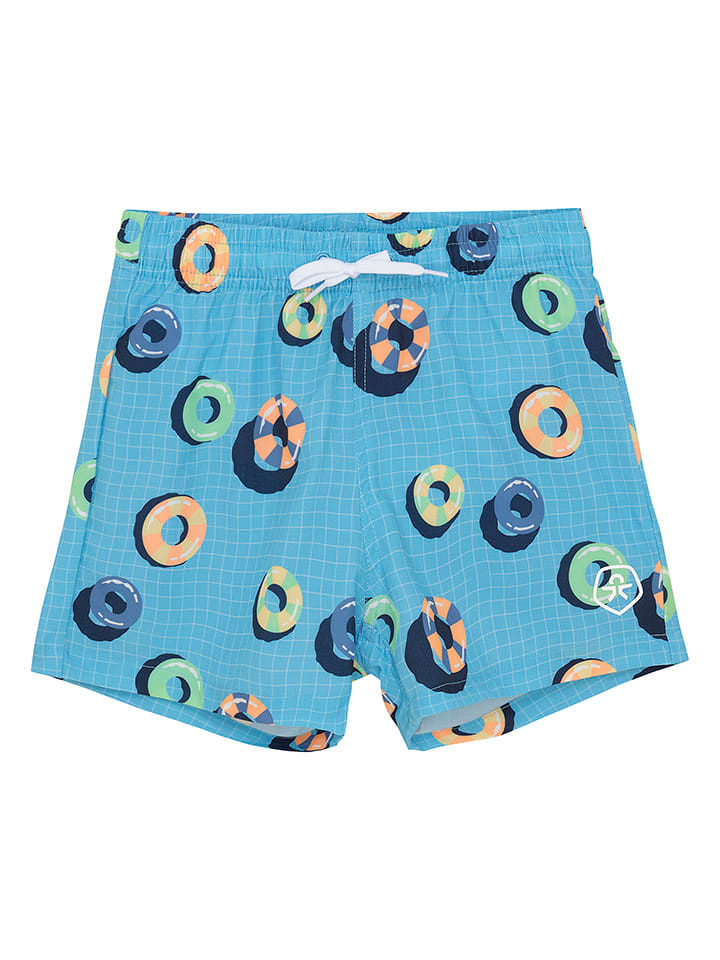 Color Kids Szorty kąpielowe w kolorze błękitnym ze wzorem rozmiar: 128