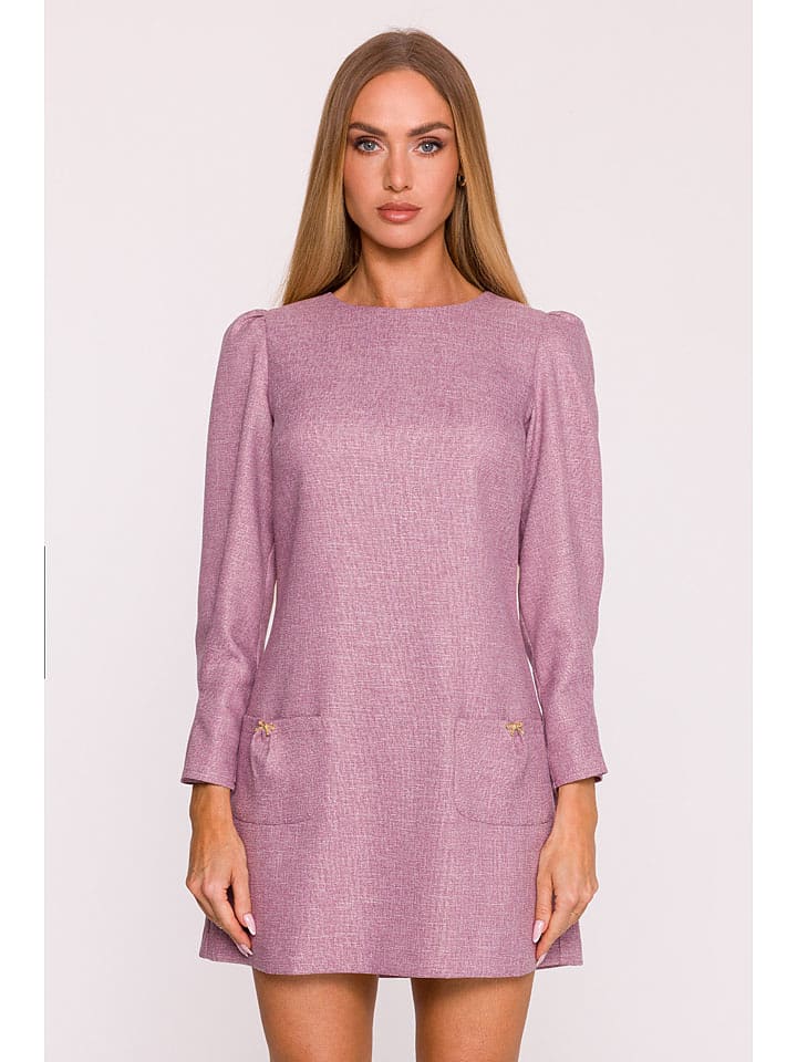 made of emotion Sukienka w kolorze bordowym rozmiar: M