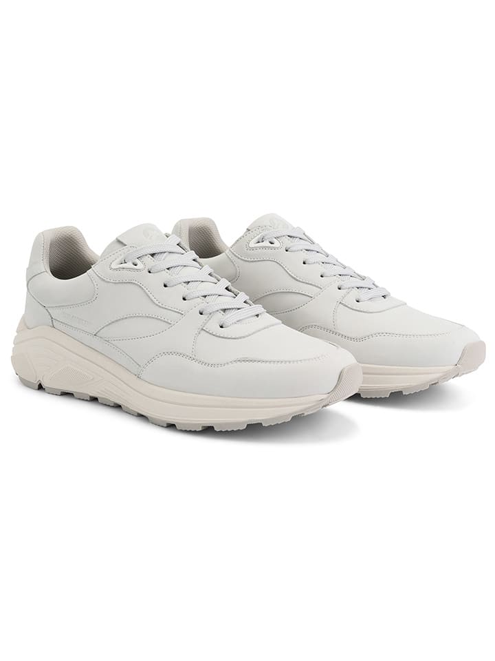 TRAVELIN' Skórzane sneakersy "Raunds" w kolorze białym rozmiar: 40