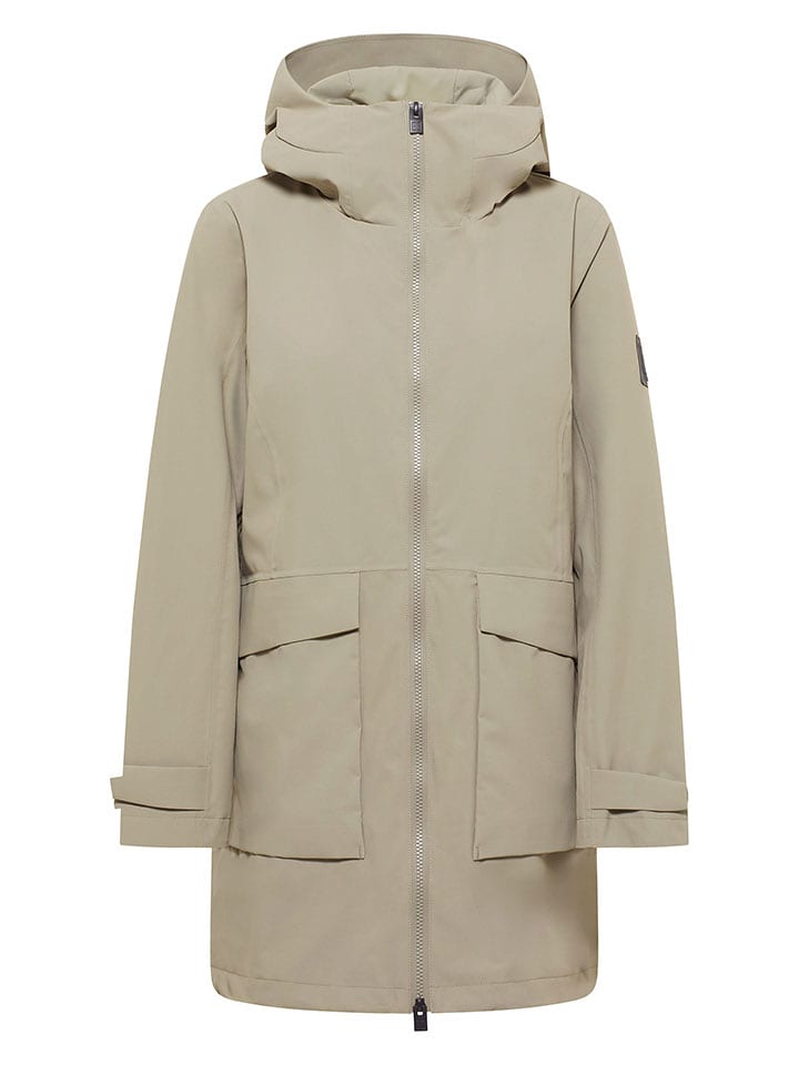 ELBSAND Parka funkcyjna "Juoni" w kolorze beżowym rozmiar: L