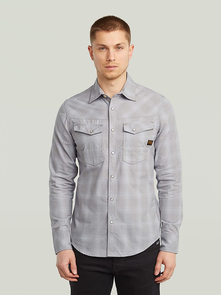 G-Star Koszula w kolorze szarym rozmiar: XL