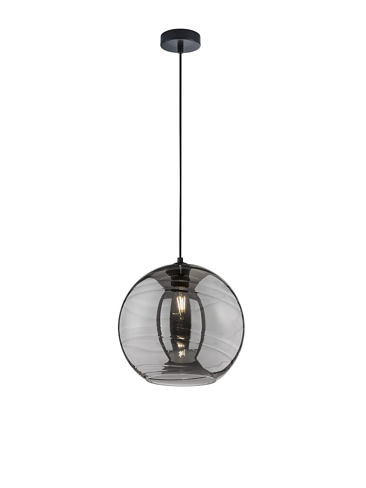 FISCHER & HONSEL Lampa wisząca w kolorze szarym - Ø 30 cm rozmiar: onesize