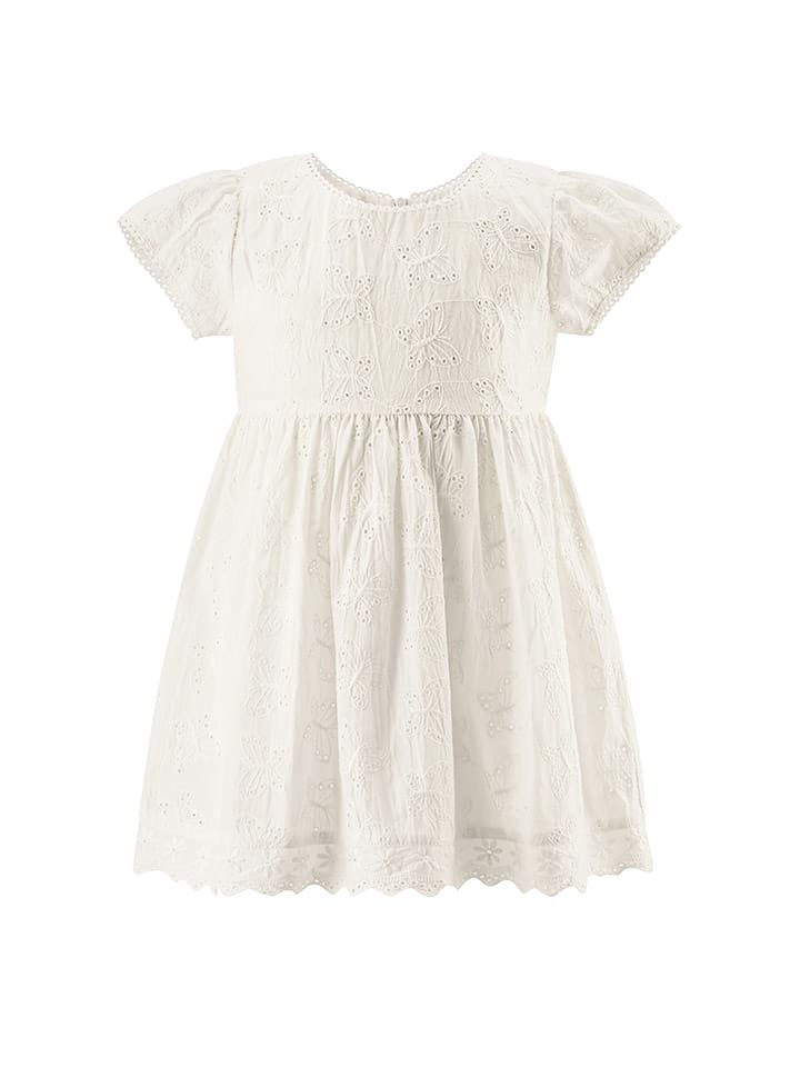 happy girls by Eisend Sukienka w kolorze kremowym rozmiar: 128