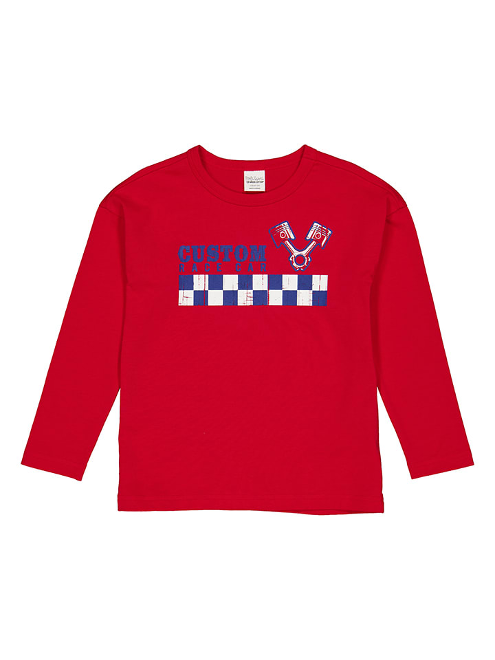 Fred´s World by GREEN COTTON Koszulka "Racing" w kolorze czerwonym rozmiar: 110