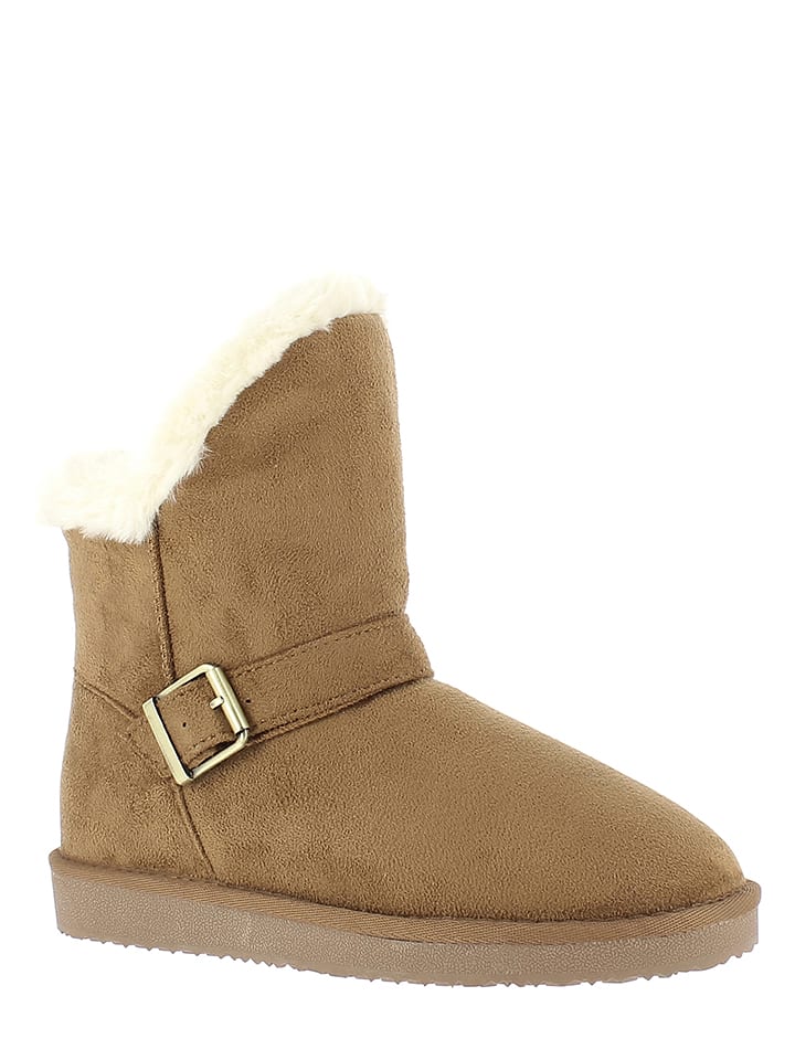 ISLAND BOOT Botki zimowe "Coral" w kolorze jasnobrązowym rozmiar: 38