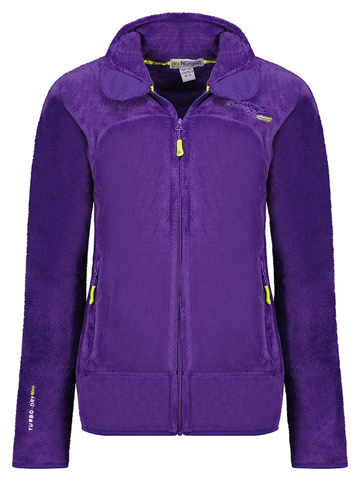 Geographical Norway Kurtka polarowa "Upaline" w kolorze fioletowym rozmiar: L
