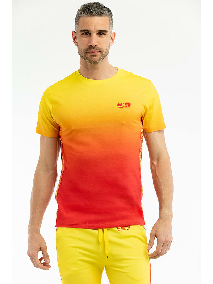 Moschino Koszulka w kolorze czerwono-żółtym rozmiar: XXL