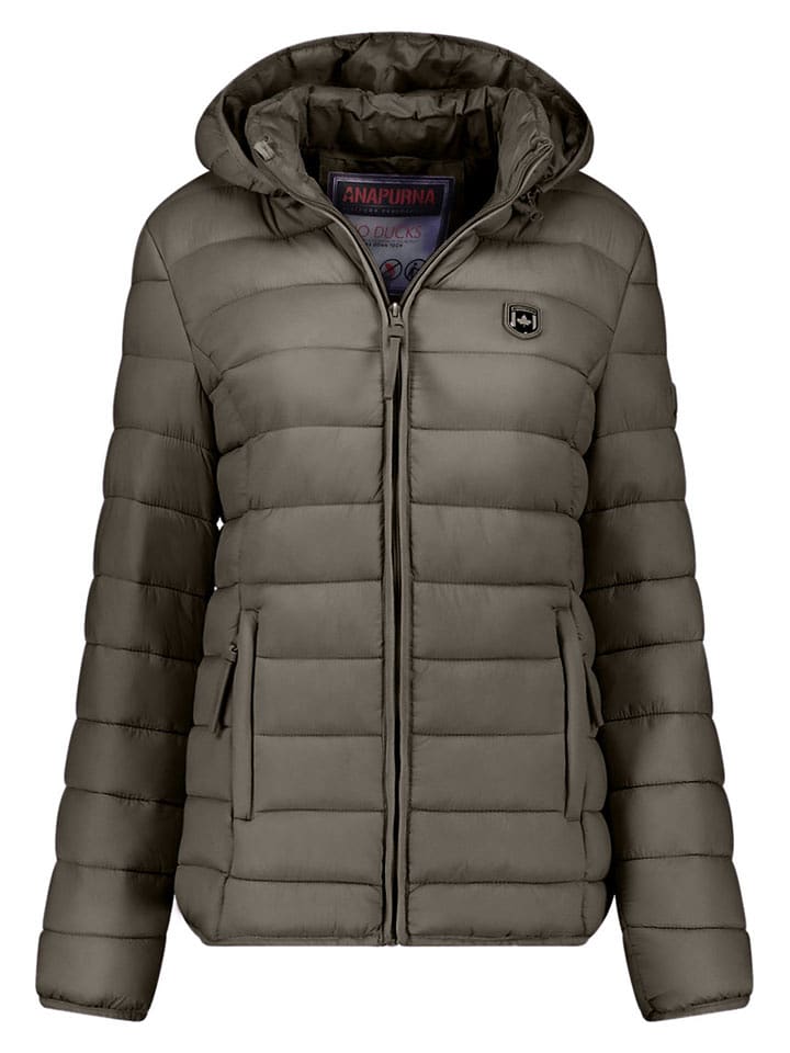 ANAPURNA Kurtka zimowa "Akitalana Hood" w kolorze khaki rozmiar: M