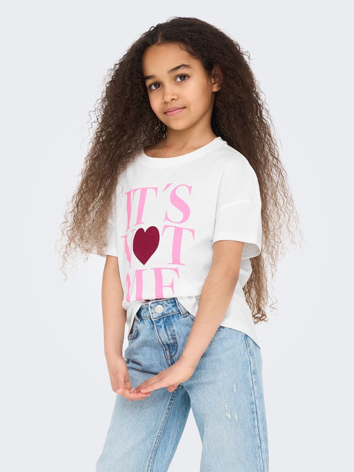 KIDS ONLY Koszulka w kolorze białym rozmiar: 158/164