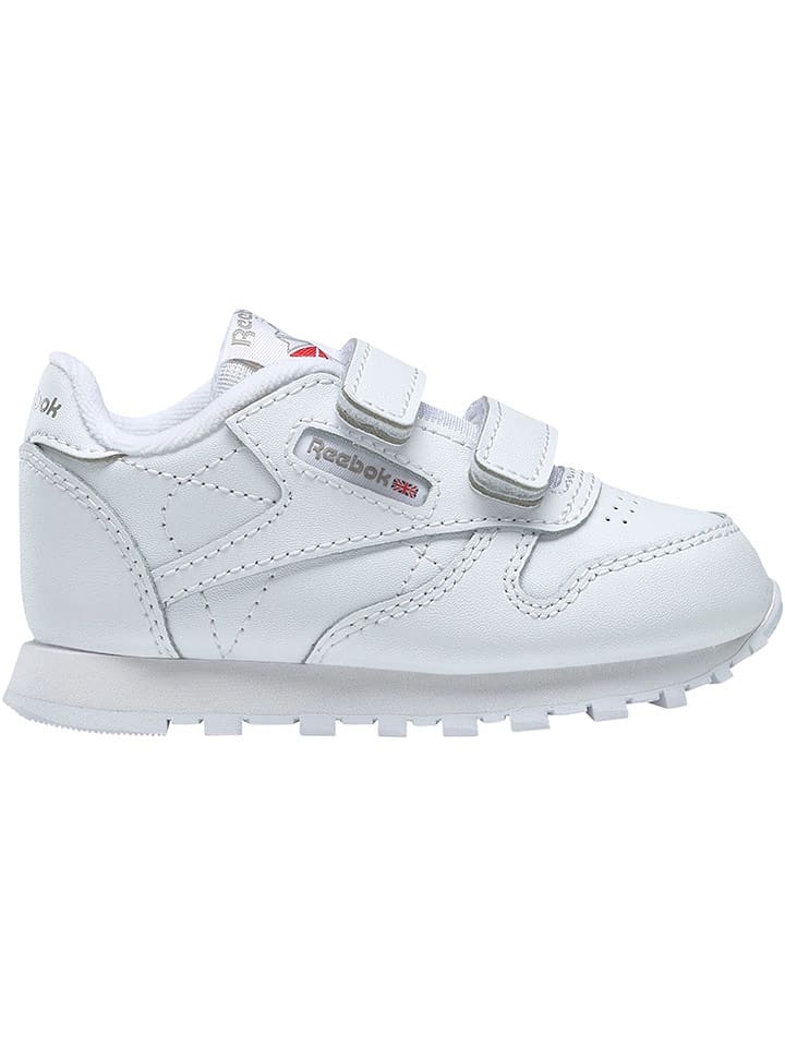 Reebok Skórzane sneakersy "Cl Lthr 2v" w kolorze białym rozmiar: 25
