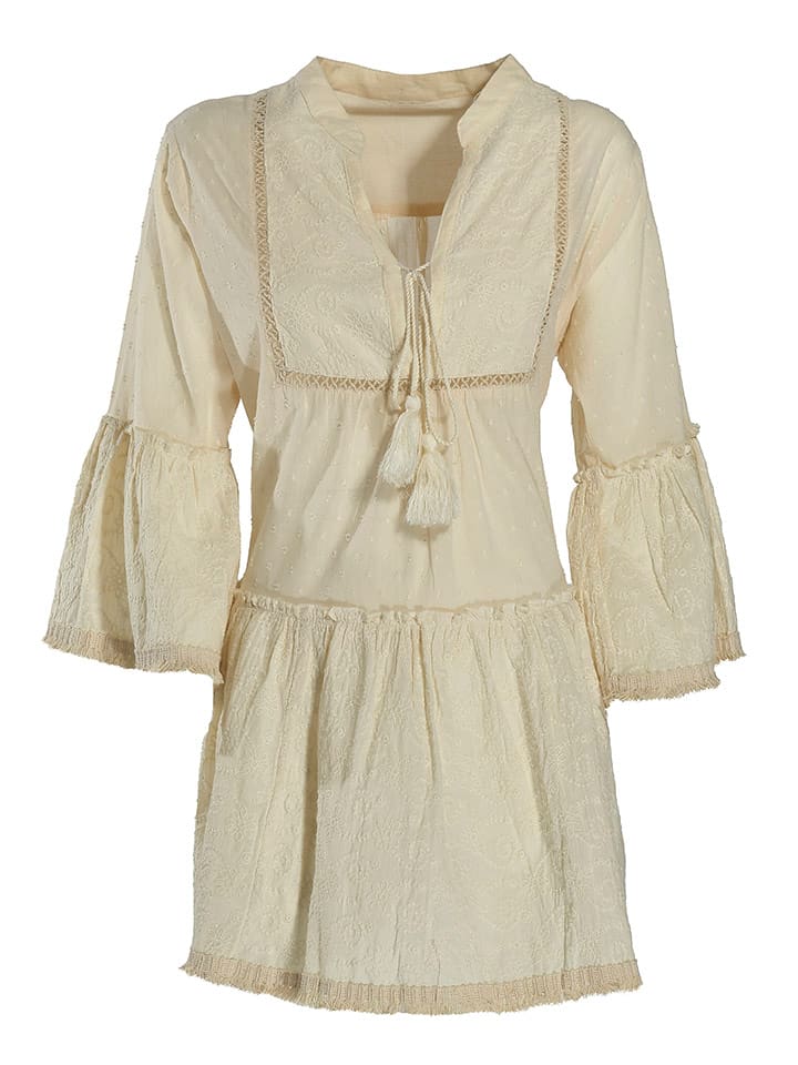 BLE Sukienka w kolorze beżowym rozmiar: onesize