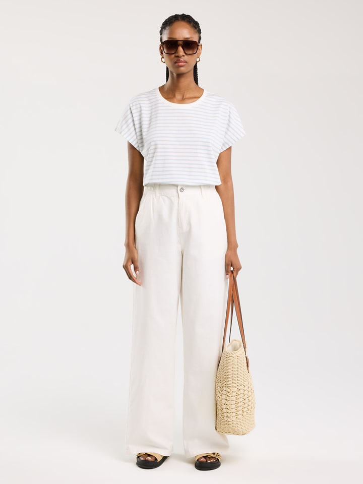 BIG STAR Koszulka w kolorze błękitno-białym rozmiar: L