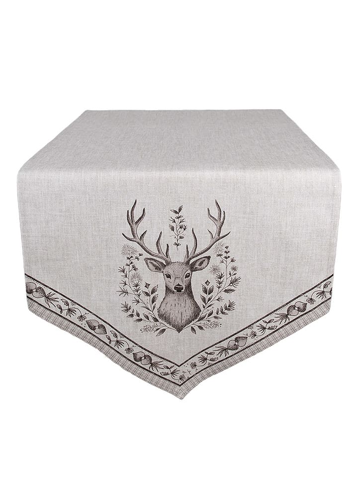 Clayre & Eef Bieżnik w kolorze brązowym - 160 x 50 cm rozmiar: onesize