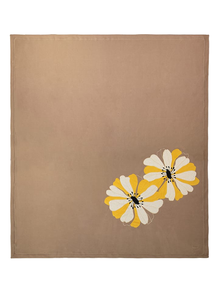 maryplaid Pled w kolorze jasnobrązowym rozmiar: 160x180 cm