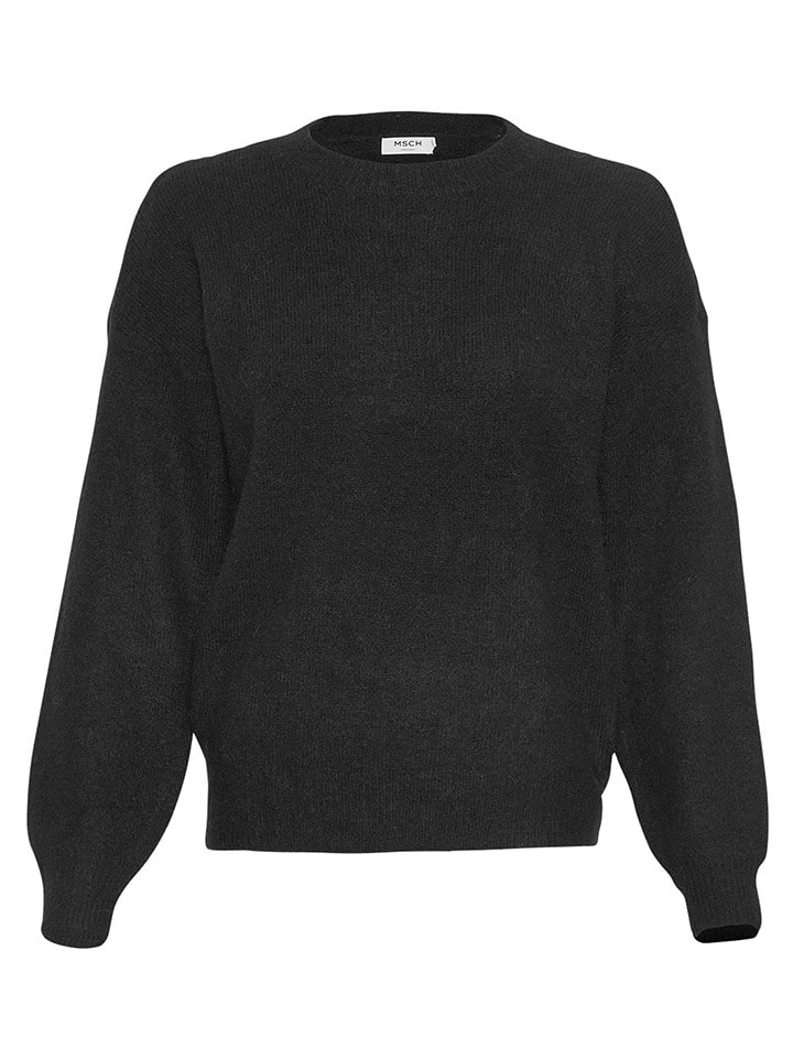 MOSS COPENHAGEN Sweter "Festina Hope" w kolorze czarnym rozmiar: S/M