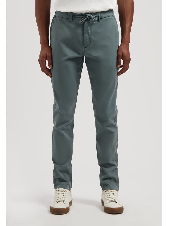 DSTREZZED Spodnie chino w kolorze niebieskoszarym rozmiar: W30