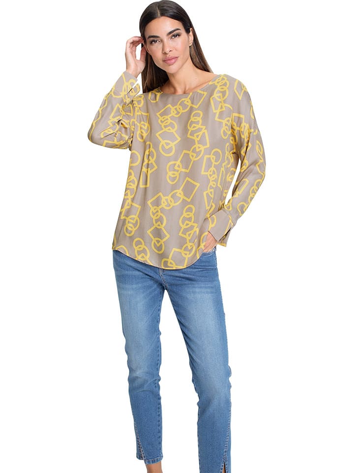 Heine Bluzka w kolorze beżowo-żółtym rozmiar: 38