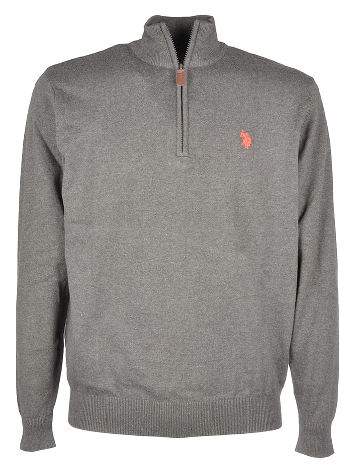 U.S. Polo Assn. Sweter w kolorze antracytowym rozmiar: XXL
